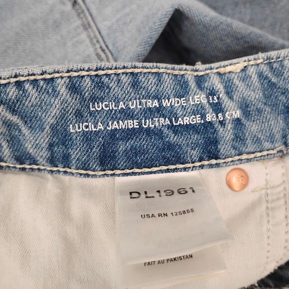 DL1961 Lucila Wide Leg Jeans 26 - Picture 7 of 8